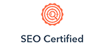 HubSpot Academy SEO Certification logo search engine optimization specialist
