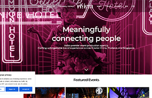 Riviera Events Multilingual Website WPML WordPress Development Multilanguage Site